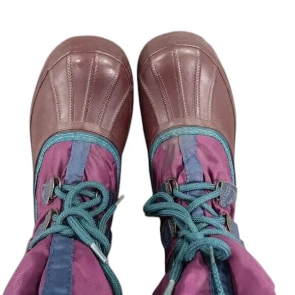 Sorel Boots Womens 6 Snow Winter Tall Retro Freestyle Waterproof Active Lace Up - Picture 11 of 15